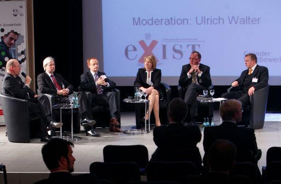 Panel discussion during Grnderkongress Multimedia 2009